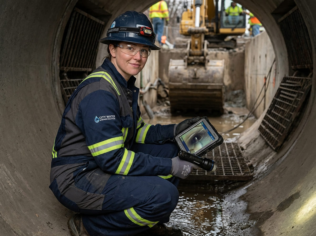 Sewer Line Inspection & Replacement in Newport
